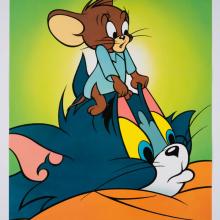 Tom and Jerry Look What I See Large Limited Edition Print - ID: marmgm22077 MGM