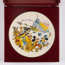Walt Disney World 10th Anniversary Celebration of Character Decorative Platter - ID: may22013 Disneyana