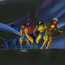X-Men Wolverine, Gambit, & Rogue Production Cel - ID: may22230 Marvel