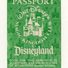 1985 Disneyland Magic Kingdom Club Passport Admission Ticket Stub - ID: may22261 Disneyana