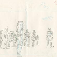 X-Men Phoenix Saga Pan Production Production Drawing - ID: may22300 Marvel