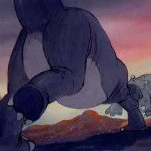 The Land Before Time Littlefoot & Cera Color Key Concept - ID: may22321 Don Bluth