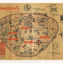 June 1958 Welcome to Disneyland Gate Flyer - ID: may22395 Disneyana