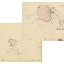 Droopy Out-Foxed 1949 Production Drawings - ID: may22416 MGM