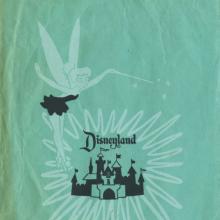 1955 Disneyland Tinker Bell Souvenir Shopping Bag - ID: may22474 Disneyana