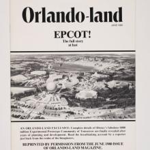 1980 Orlando-Land EPCOT Exclusive Magainze Reprint - ID: may22517 Disneyana