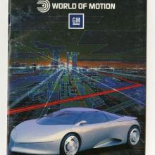 1989 EPCOT Center World of Motion Souvenir Brochure - ID: may22543 Disneyana