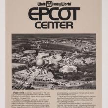 1980 Walt Disney World EPCOT Center Pamphlet - ID: may22576 Disneyana