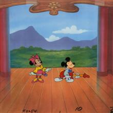 Mickey and Minnie 1980s Disney Television Production Cel - ID: novdisney21099 Walt Disney