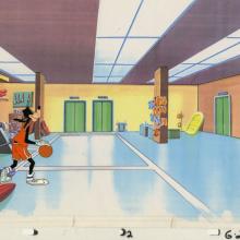 Goofy Playing Basketball Production Cel - ID: novgoofy21100 Walt Disney