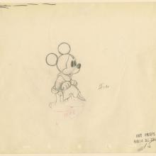 Brave Little Tailor Mickey Mouse Production Drawing - ID: novmickey21035 Walt Disney
