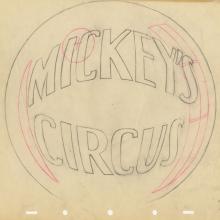 Mickey's Circus Production Drawing - ID: novmickey21049 Walt Disney