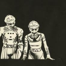 TRON and Yori Photostat Effect Print - ID: novtron21150 Walt Disney