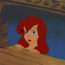 The Little Mermaid Ariel Falls in Love Production Cel - ID: oct22128 Walt Disney