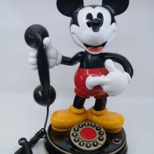 1997 TeleMania Mickey Mouse Animated Telephone - ID: octdisneyana21051 Disneyana