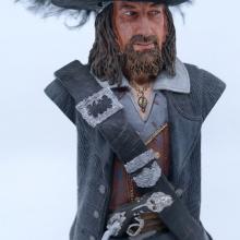 NECA Pirates of the Caribbean Captain Barbossa Mini Bust - ID: octdisneyana21140 Disneyana