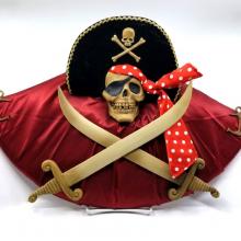 Pirates of the Caribbean Headboard Skull Replica Plaque - ID: octpirates21008 Disneyana