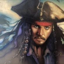 John Alvin Jack Sparrow Limited Edition Giclee Print - ID: octpirates21012 Disneyana