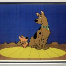 Scooby Doo and Scrappy Doo Studio Publicity Cel - ID: octscooby21119 Hanna Barbera
