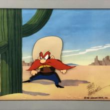 The Looney Looney Looney Bugs Bunny Movie Yosemite Sam Production Cel - ID: octyosemite21143 Warner Bros.