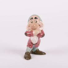 1946 Snow White Grumpy Figurine by Shaw Pottery - ID: shaw00078grump Disneyana