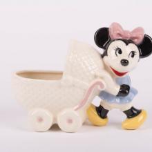 Minnie Mouse Ceramic Planter Figurine by Shaw Pottery - ID: shaw00088minn Disneyana