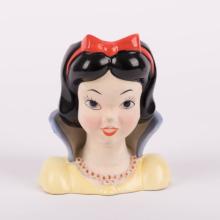 1960s Snow White Ceramic Bust Vase - ID: unk00057snow Disneyana