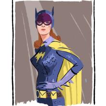 Batgirl Limited Edition by Alan Bodner - ID: AB0022P Alan Bodner