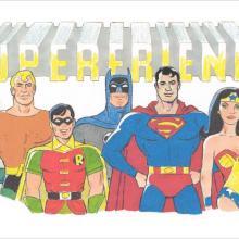 The Mighty Super Friends Limited Edition by Bob Singer - ID: BS0022P Bob Singer