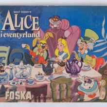 Dutch Alice in Wonderland Stamp Storybook (c.1950s) - ID: apr23257 Disneyana