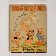 Disney Three Little Pigs Storybook (1933) - ID: apr23312 Disneyana