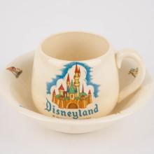 1960s Disneyland Souvenir Child's Cup and Bowl by Beswick - ID: aprdisneyland22042 Disneyana