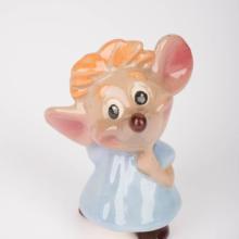 Cinderella Blue Baby Mouse Ceramic Figurine by Shaw Pottery - ID: aprshaw22006 Disneyana