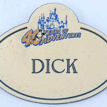 1995 Disneyland Cast Member Name Tag - ID: augdisneyana21185 Disneyana