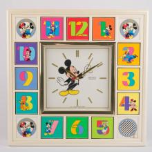 1990s Disney Moving Characters Wall Clock by Seiko - ID: dec22217 Disneyana