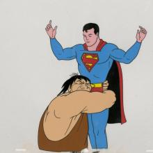 The Adventures of Superboy The Neanderthal Caveman Caper Production Cel  - ID: dec22320 Filmation