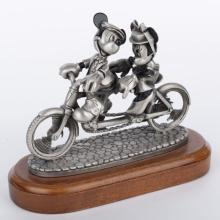 Bicycle Built For Two Limited Edition Pewter Figurine by Chilmark/Hudson Creek - ID: dec22431 Disneyana