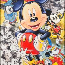 90 Years of Mickey Premiere Edition Giclee on Canvas by Tim Rogerson - ID: dec22512 Disneyana