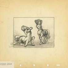 Fantasia Centaur & Centaurette Proposal Story Concept Drawing - ID: decfantasia20166 Walt Disney