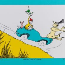 Dr. Seuss "Would You? Could You? In A Car?" Limited Edition Serigraph  - ID: feb23116 Dr. Seuss