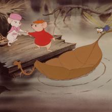 The Rescuers Bernard and Bianca Vintage Lithographic Print - ID: febrescuers22264 Walt Disney