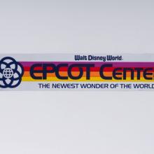 1980s Walt Disney World Epcot Center Bumper Sticker - ID: jan23247 Disneyana