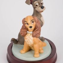 Lady and the Tramp Opposites Attract WDCC Figurine - ID: jan23409 Disneyana