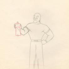 1950s Mr.Clean Commercial Production Drawing by Quartet Films - ID: jun23031 Commercial