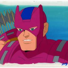 Iron Man Hawkeye Production Cel and Background - ID: junxmarv007 Marvel