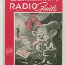 Snow White Christmas Radio Guide Magazine (1938) - ID: mar23038 Disneyana