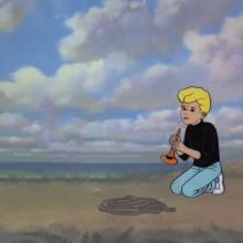 Jonny Quest Riddle of the Gold Production Cel - ID: mar23105 Hanna Barbera