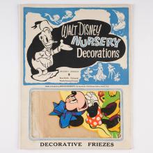 Walt Disney Paper Nursery Decorations (c.1950s) - ID: mar23138 Disneyana
