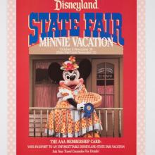 Disneyland State Fair Minnie Vacation Promotional Poster - ID: mardisneyland22117 Disneyana