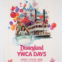 1982 Disneyland YWCA Days Promotional Poster - ID: mardisneyland22118 Disneyana